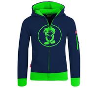 Trollkids - Kids Sortland Jacket - Sweat à capuche - 98 - navy / green