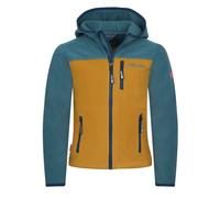 Trollkids - Kid's Stavanger Jacket - Veste polaire - 164 - stormy blue / mustard