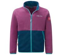 Trollkids - Kid's Storfjord Jacket - Veste polaire - 110 - bright berry / madeira blue / lagoon blue