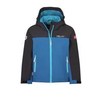Trollkids - Kid's Telemark Jacket - Veste imperméable - 104 - alpine blue / black / pool blue
