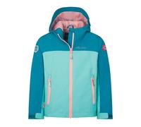 Trollkids - Kid's Telemark Jacket - Veste imperméable - 140 - harbor blue / aqua haze / peony rose