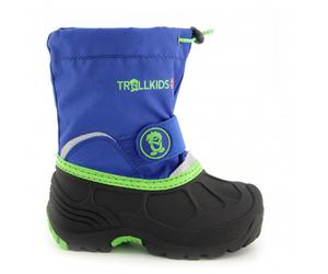 Trollkids - Kid's Telemark Winter Boot XT - Chaussures d'hiver - EU 31 - medium blue / viper green