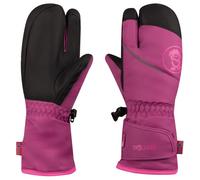 Trollkids - Kid's Troll 3 Finger Glove - Gants - 4 - 6-7 Years - bright berry / light magenta
