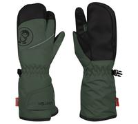 Trollkids - Kid's Troll 3 Finger Glove - Gants - 4 - 6-7 Years - ivy / black