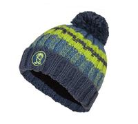 Trollkids - Kid's Troll Bobble Cap - Bonnet - 48-52 cm - 2-5 Years - glow green / mystic blue / nordic blue