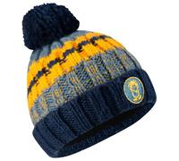 Trollkids - Kid's Troll Bobble Cap - Bonnet - 48-52 cm - 2-5 Years - steel blue / navy / mango