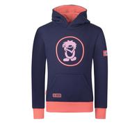 Trollkids - Kid's Troll Sweater - Sweat à capuche - 104 - deep violet / coral pink / light violet