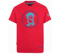 Trollkids - Troll T - T-shirt enfant Spicy Red / Dolphin Blue - Taille de l'enfant 152 cm