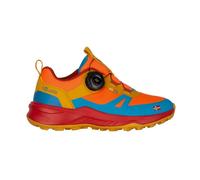 Trollkids - Kid's Trollfjord Hiker Low XT - Chaussures multisports - EU 29 - red clay / dynamic blue / mustard
