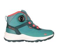 Trollkids - Kid's Trollfjord Hiker Mid XT - Chaussures de randonnée - EU 37 - dusty teal / midnight petrol / coral pink