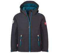 Trollkids - Kid's Trollfjord Jacket - Veste softshell - 116 - black / petrol