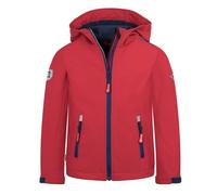 Trollkids - Kid's Trollfjord Jacket - Veste softshell - 164 - bright red / mystic blue