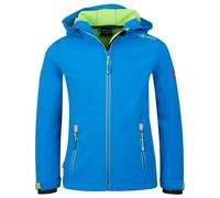 Trollkids - Kid's Trollfjord Jacket - Veste softshell - 164 - medium blue / green