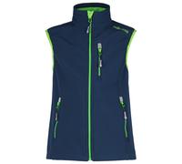 Trollkids - Kid's Trollfjord Vest - Gilet softshell - 104 - navy / light green