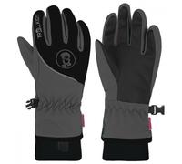 Trollkids - Kid's Trolltunga Glove - Gants - 5 - 9-10 Years - anthracite / black