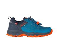 Trollkids - Kid's Trolltunga Hiker Low XT - Chaussures multisports - EU 30 - atlantic blue / glow orange / dark navy