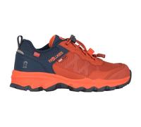 Trollkids - Kid's Trolltunga Hiker Low XT - Chaussures multisports - EU 35 - red clay / mystic blue / fire red