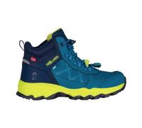 Trollkids - Kid's Trolltunga Hiker Mid XT - Chaussures de randonnée - EU 31 - harbor blue / spring leaf / dark indigo
