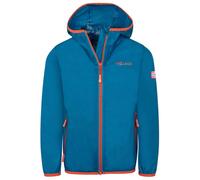 Trollkids - Kid's Trolltunga Jacket - Veste imperméable - 98 - summernight blue / red clay