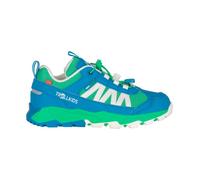 Trollkids - Kid's Tronfjell Hiker Low - Chaussures multisports - EU 32 - emerald green / dynamic blue / white