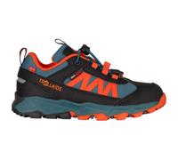 Trollkids - Kid's Tronfjell Hiker Low - Chaussures multisports - EU 34 - stormy blue / flame orange / black
