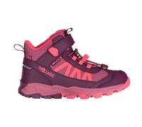 Trollkids - Kid's Tronfjell Hiker Mid - Chaussures de randonnée - EU 30 - deep ruby / frozen berry / pink salmon