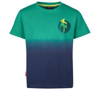 Trollkids - Kid's Yttersand Beach T - T-shirt - 152 - pepper green / mystic blue