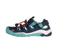 Trollkids - Kristiansand Sandal XT - Sandales randonnée enfant Dark Navy / Dusky Turquoise / Glow Orange - 37