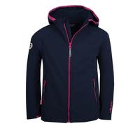 Trollkids - Girl's Kvalvika Jacket - Veste softshell - 128 - navy / magenta