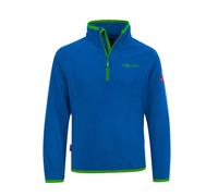 Trollkids - Nordland Half Zip - Polaire enfant Medium Blue / Green - Taille de l'enfant 152 cm