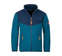 Trollkids - Oppdal Jacket XT - Polaire enfant Deep Lagoon / Night Sky - Taille de l'enfant 128 cm