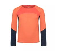 Trollkids - Seiland Longsleeve - T-shirt enfant Mellow Peach / Watermelon - Taille de l'enfant 140 cm