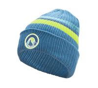 Trollkids - Spitsbergen Cap - Bonnet enfant Nordic Blue / Glow Green / Mystic Blue - 52 - 56 cm