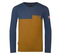 Trollkids - Kid's Bergen Longsleeve - Haut à manches longues - 104 - bronze / mystic blue