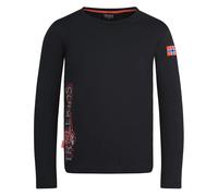 Trollkids - Kid's Stavanger Longsleeve XT - Haut à manches longues - 164 - black / burnt orange