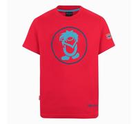 Trollkids - Troll T - T-shirt enfant Spicy Red / Dolphin Blue - Taille de l'enfant 176 cm