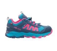 Trollkids - Tronfjell Hiker Low - Chaussures randonnée enfant Dark Turquoise / Light Magenta - 34