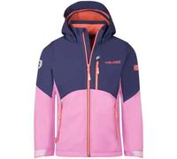 Trollkids - Girl's Balestrand Jacket - Veste softshell - 164 - deep violet / light violet / coral pink
