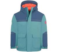 Trollkids - Kid's Finnmark Jacket XT - Veste d'hiver - 164 - stormy blue / mystic blue / flame orange