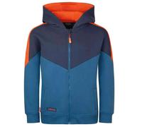Trollkids - Kid's Flekkefjord Jacket - Veste de sport - 110 - nordic blue / mystic blue / flame orange
