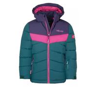 Trollkids - Girl's Gryllefjord Jacket - Veste d'hiver - 164 - midnight petrol / deep violet / dark pink