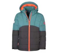 Trollkids - Kid's Gryllefjord Jacket - Veste d'hiver - 140 - stormy blue / black / flame orange