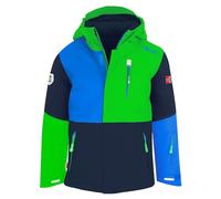 Trollkids Veste Hallingdal pour fille, Vert clair/bleu, 110