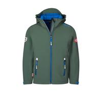 Trollkids Veste softshell Trollfjord pour enfant, Ivy/bleu électrique, 164