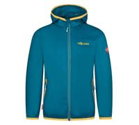 Trollkids - Kid's Trolltunga Jacket - Veste imperméable - 122 - atlantic blue / ginger