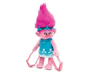 Trolls 67696 Poppy 3D Sac à dos en peluche avec bretelles réglables, 23 x 12 x 54 cm