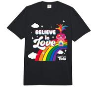Trolls Believe in Love Rainbow Comfort Colors Adult Heavyweight T-Shirt