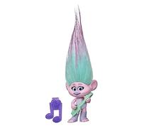 Trolls DreamWorks World Tour Satin Poupée de collection avec accessoire de guitare et pince à cheveux