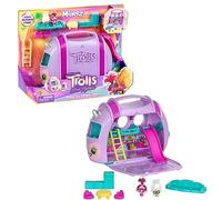 Les Trolls 3 DreamWorks - Coffret Rhonda Jouer et Exposer de 10 Figurines Mineez
