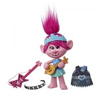Les Trolls 2 : Tournée Mondiale de DreamWorks - Poupee Poppy Pop et Rock Chante en français